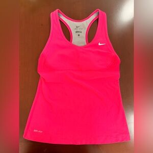 Nike Hot Pink Racerback Dri-FIT Tank